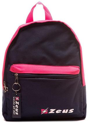 Рюкзак zeus zaino mini 13l розовый, черный жин 26х14,5х35 см z00793