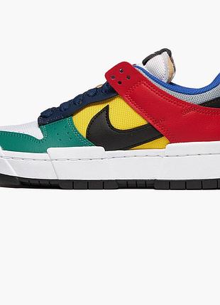 Кросівки nike dunk low disrupt multi-color (w) ck6654-004 37.5