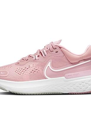 Кроссовки женские nike react miler 2 pink cw7136-500