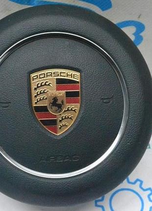 Подушка безпеки airbag у кермо водійська porsche macan 15-26 чорна (02)