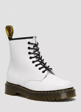 Черевики dr. martens 1460 bex white patent lamper 26886100