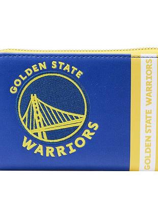 Гаманець loungefly nba golden state warriors patch icons zip around wallet 0996