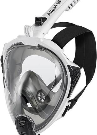 Маска повнолицьова aqua speed drift 7087 чорний, білий уні s/m 249-57