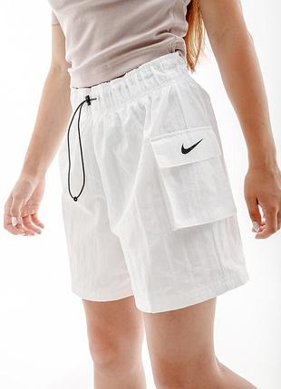 Женские шорты найк оригинал nike w nsw essntl wvn hr short dm6247-100