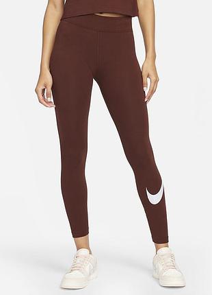 Женские леггинсы найк оригинальн nike sportswear essential cz8530-273 cz8530-273