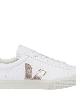 Женские кроссовки оригинал veja campo chromefree leather white cp0503495a390