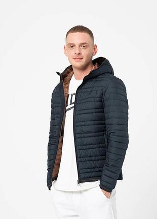 Куртка jjluke light hood jacket 12190009-dark navy jackandamp;jones l темно-синій 12190009-dark navy s