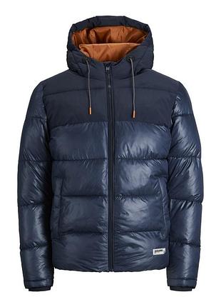 Куртка jjvenus heavy puffer 12189752-navy blazer jackandamp;jones m темно-синій 12189752-navy blazer