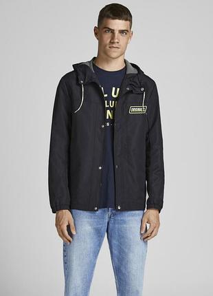 Куртка jorswirl jacket 12192737-black navy jackandamp;jones s чорний 12192737-black navy