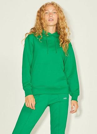 Толстовка jxanina ls rel every hoodie noos 12200194-jolly green jjxx s зелений 12200194-jolly green