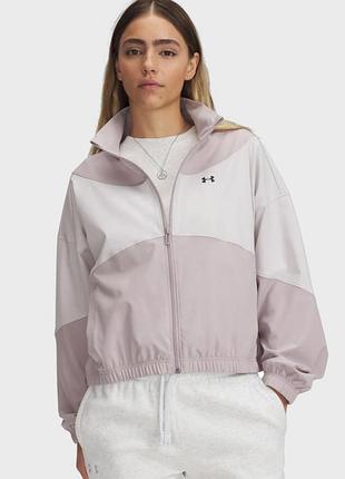 Куртка ua rival woven jacket 1389631-009 under armour l сиреневый 1389631-009