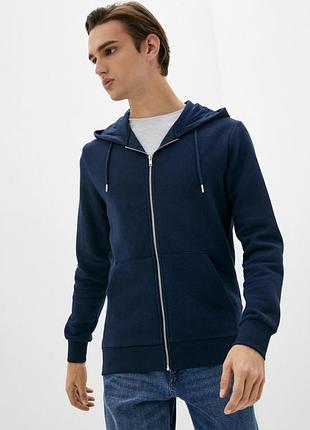 Толстовка pktgms basic sweat cardigan 12116082-navy blazer jackandamp;jones m темно-синий 12116082-navy blazer