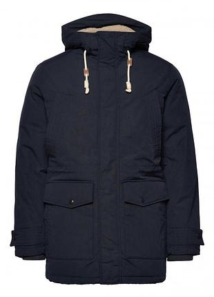 Парка jjemash teddy parka sn 12211771-dark navy jackandamp;jones l темно-синій 12211771-dark navy