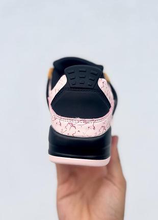 Nike air jordan 4 mid pink black