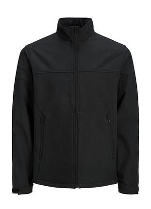 Куртка pktsno martin collar softshell 12216412-black jackandamp;jones l чорний 12216412-black