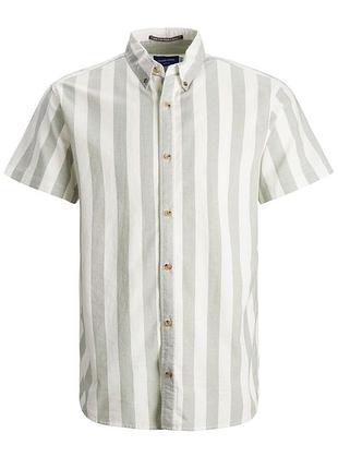 Сорочка jortom shirt ss 12187609 sea spray jackandamp;jones s бежевий 12187609seaspray xxl