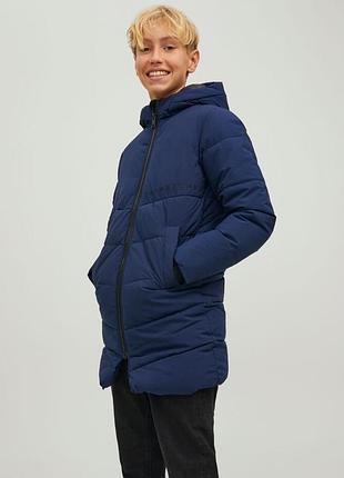 Куртка jorcopenhagen long puffer jnr 12215844-navy blazer jackandamp;jones 12215844-navy blazer