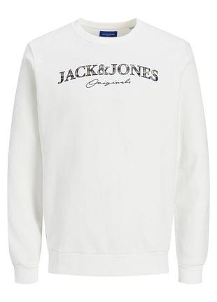 Толстовка jorministry sweat crew neck 12180410 cloud dancer jackandamp;jones l белый 12180410clouddancer