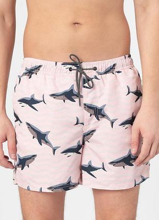 Шорты для плавания jjibali jjswimshorts akm sea animals 12184799 pink dogwood jackandamp;jones 12184799pinkdogwood s