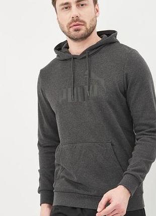 Кофта puma essentials big logo hoodie 58668807 (оригінал) 58668807 xl