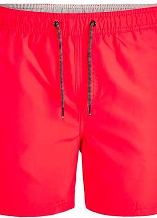 Шорты для плавания jjibali jjswimshorts akm solid sts 12183741 flame scarlet jackandamp;jones l красный 12183741flamescarlet