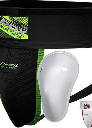 Защита паха rdx groin guard supporter черный уни s ggx-h1b m