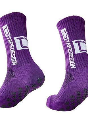 Шкарпетки football socks tapedesign (фіолетовий) attd-l-012, колір фіолетовий, розмір (європа) — 39-4 attd-l-012