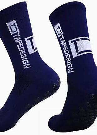 Шкарпетки football socks tapedesign (темно-синій) attd-l-003, колір темно-синій, розмір (європа) — 39 attd-l-003