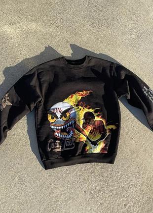 Кофта travis scott softball crewneck softball travis scott col xxl
