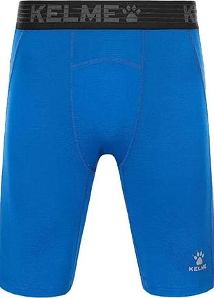 Шорти термо kelme compression short 8251tl1001.9481, цвет синий, размер (европа) - m 8251tl1001.9481