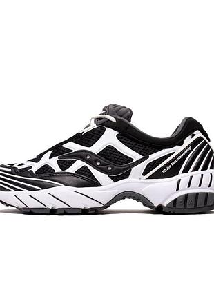 Кросівки saucony white mountaineering x grid web 'black white' s70532-1 s70532-1