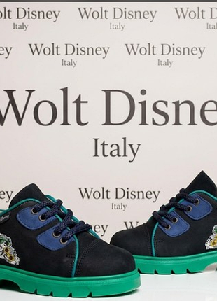Винтажные детские кожаные туфли / ботинки disney (made in italy).
размер 26, длина стельки 16.5 см, страна производитель итальялия 
натуральная кожа
