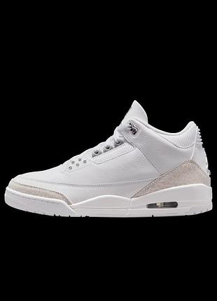 Кросівки чоловічі jordan 3 retro white ct8532-111