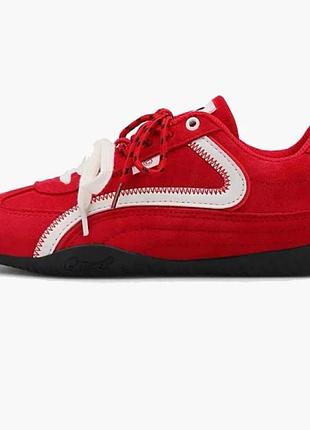 Кроссовки emoji apple red cs-27