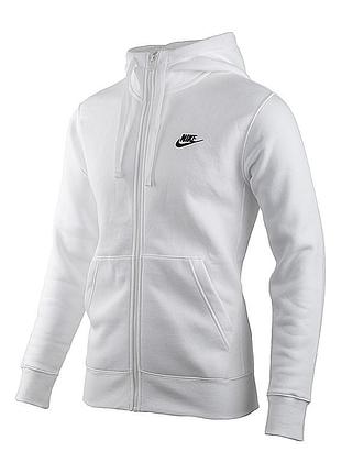 Толстовка nike m nsw club hoodie fz bb bv2645-100