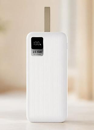 Повербанк с быстрой зарядкой, 40000mah / наружный аккумулятор 22,5w kp-93 / power bank 2хusb