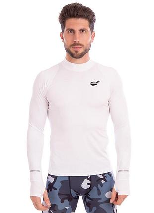 Футболка мужская компрессионная с длинным рукавом jasons sport l-809-whitexl l-809-white