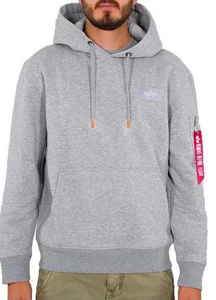 Кофта alpha industries hooded sweatshirt 136335/17