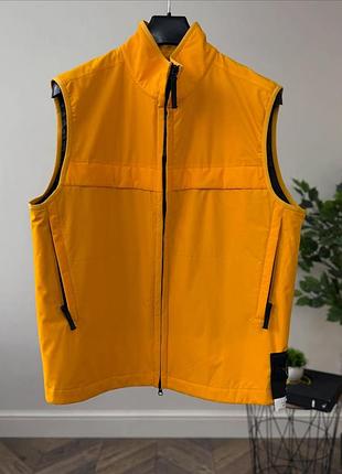 Жилетка stone island vest yellow 7715g0327 v0030