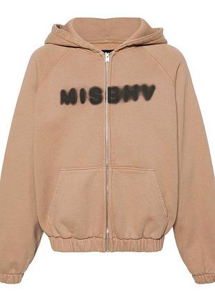 Худі misbhv beige community zipped hoodie 230m224 s