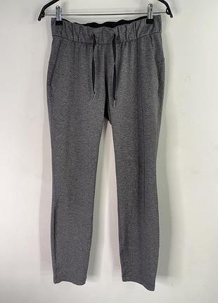 Lululemon high stretch on the fly midrise pants charcoal heather women's 4 size