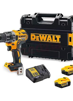 Дриль-шурупокрут акумуляторний безщітковий dewalt dcd791p2 (з акб 2 шт-18v 5ah) (dcd791p2)