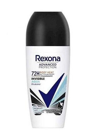 Дезодорант (ролик) жіночий 50 мл прозорий кристалл (аква) тм rexona