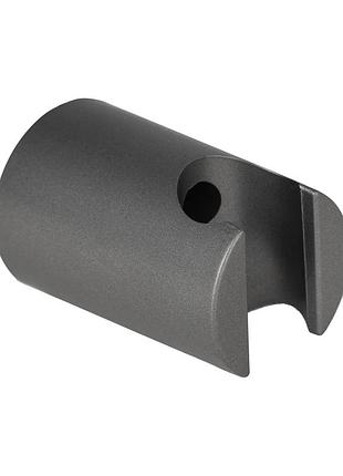 Держатель для ручного душа qtap spojeni округлый graphite (qt829910842854grp)
