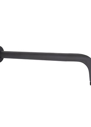 Кронштейн для верхнего душа qtap trubice 370 мм округлый black matt