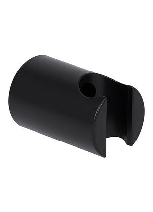 Держатель для ручного душа qtap spojeni округлый black matt (qt829910842854ob)