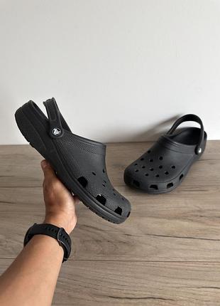 Крокси босоніжки crocs чорні оригінал