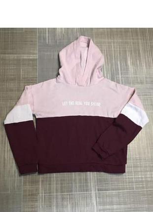 Primark 💙итячий одяг/червоно-рожева укорочена  кофта 💛на 128 см зріст 8 років