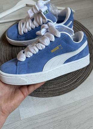 Оригінальні кросівки puma suede xl blue horizon 37 розмір 2025року