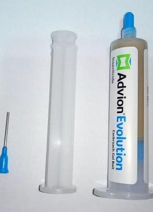Гель advion evolution посилений засіб проти тарганів cockroach gel bait 30 г + носик + штовхач